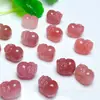 Ágata de Pedra Salmão Natural com Furo Pixiu Acessórios de Miçangas DIY Acessórios para Pulseira Venda Direta de Fábrica Transfronteiriça