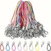 Cordón de cadena para teléfono móvil de color, joyería hecha a mano, cierre de langosta pequeño, cuerda colgante, cordón de muñeca de juguete, se puede enviar a través de la frontera