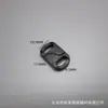 Hebilla de Plástico de 7 mm, Hebilla de Ajuste a Prueba de Viento para Sombrero de Fácil Tracción, Hebilla de Seguridad de Correa para Cordón de Sombrero