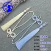 Conjunto de Borlas com Nó Duplo Yixiangfei + Nó da Paz 12cm Pingente Acrílico Artesanal Decoração