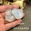 Mayorista de Fabricante Ágata Blanca Jadeíta Tipo Hielo Calcedonia Blanca Colgante Adorno Colgante Joyería Budista de Jade Regalo 11