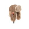 Gorro de invierno grueso Lei Feng para hombre y mujer, resistente al viento, cálido, con protección para los oídos, acolchado de felpa y cadena de algodón estilo Hong Kong.