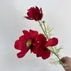 Grande Flor Gesang de 3 Cabeças Casamento Casa Hotel Decoração de Janela Decoração de Paisagem Flor de Guiamento de Estrada Fileira de Flores Seda
