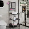 Soporte Engrosado para Lavabo para Baño Rural, Soporte para Lavabo a Prueba de Sol e Impermeable con Espejo, Acero Inoxidable, Envío Gratis