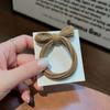 Lazo Colorido Banda Gruesa Elástica de Cuero ins Anillo para el Cabello de Niña sin Costuras a Juego Color Anillo de Toalla Dongdaemun Cuerda para el Cabello