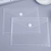 Pasta Transparente A4A5A6A7 Armazenamento Velcro Livro Fichário Armazenamento Documentos Contas Livro Proteção Modelo Impermeável