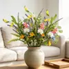 Arranjos de plantas verdes artificiais, vasos de flores falsas, arranjos florais para salas de estar internas, supermercados, hotéis, móveis decorativos, plantas verdes artificiais de plástico