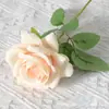 Rosas de Terciopelo Sintético Cuidadosamente Seleccionadas para San Valentín Decoración de Boda para el Hogar Pared de Flores Tacto Flores Sintéticas Flores Artificiales Falsas
