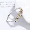 Anel de Moeda de Cobre em Prata de Lei 925 para Mulheres, Simples e Fashionable Ins Luxo Leve High-End Joia Multi-Anel de Dinheiro