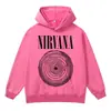 Sudadera Trendy Retro Americana Nirvana para Otoño e Invierno 2025 para Hombres y Mujeres, Nueva Chaqueta con Capucha de Calle para Otoño e Invierno