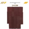 30*93mm Lixa Quadrada Lixa Flap Lixa Flocada Lixamento para Marcenaria Polimento Lixa Seca com Base de Veludo Lixa Vermelha Lixa