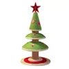 Estructura para trepar gatos de Navidad, Nido para gatos, Árbol para gatos, Estante para gatos de terciopelo de una pieza para invierno, Ahorrador de espacio pequeño, Poste rascador para gatos de sisal resistente al desgaste