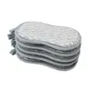 Esponja doble cara con forma de 8 para fregar, paño engrosado para lavar platos, cepillo para ollas de cocina, esponja potente para limpieza del hogar