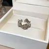 Anillo Abierto Hueco Transparente Redondo de Resina Nuevo 2026, Anillo de Dedo Índice de Gama Alta Nicho, Anillo de Moda para Viajeros