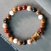 Pulseiras Vintage Outono e Inverno Pulseiras com Contas Masculinas e Femininas Pulseira de Contas Duobao Pequena de Círculo Único Joias Atacado Escultura de Contas de Bambu