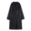2025 Nuevo Estilo Caliente de Invierno Moda Casual Chaqueta Abrigo de Doble Cara Reversible con Efecto Piel Sintética de Alta Gama