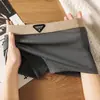 Pantalones Cortos de Seda Helada para Mujer Pantalones de Seda Helada para el Hogar de Mujer Pantalones de Seguridad de Cintura Media para Niñas Bragas Cómodas y Transpirables para Mujer