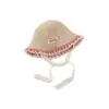 Chapéus Infantis, Chapéus de Palha para Primavera e Verão, Chapéus de Princesa com Renda Estilo Coreano, Chapéus de Sol Respiráveis com Aba Larga para Bebês, Chapéus de Proteção Solar, Chapéus da Moda