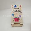 Regalos de Cumpleaños de Madera Coloridos Regalos de Dinero Tarjetas de Felicitación Creativas Regalos de Amistad Personalizados Estilo Popular