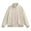 Chaqueta de Hombre de Alta Gama Estilo Old Money 2026 Nueva Primavera/Otoño Chaqueta Retro Americana de Ante Maillard