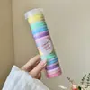 Prendedor de cabelo preto para rabo de cavalo alto para mulheres, altamente elástico e durável, não puxa nem deixa marcas no cabelo, faixa de cabelo, acessório de cabelo elástico