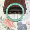 Nuevo Pulsera de Vidrio Estilo Chino con Transparencia Similar al Jade, Diseño Redondo Grueso, Estilo Antiguo de Nicho, Versátil y Elegante para Mejores Amigas