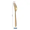 Conjunto de Talheres Espessados de Aço Inoxidável 304 Faca, Garfo, Colher para Comida Ocidental, Colher de Chá, Conjunto de Quatro Peças, Faca e Garfo para Steak de Hotel de Luxo