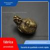 Pingente de Colar Fu Morcego Sólido de Latão Celebridade da Internet ao Vivo Chaveiro de Carro Decoração Pendente Pingente de Mala
