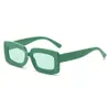 Gafas de Sol Cuadradas de Marco Grueso Color Caramelo Estilo Hip Hop Lindas Modernas Estilo Callejero Marco Cuadrado Coloridas Moda Vacacional Estilo Versátil