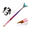 Pluma de Arte para Uñas de Fábrica al por Mayor Nuevas Herramientas de Arte para Uñas Pluma de Dibujo de Color Pluma de Dibujo de Línea Calada Caña de Pescar Humana Pluma de Fototerapia