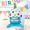 Compra Caliente Transfronteriza de Nuevas Bases de Pastel de Pie Globos de Papel de Aluminio para Fiesta Infantil Decoración de Cumpleaños y Arreglo de Regalos