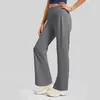 Pantalones casuales holgados de pierna ancha que hacen que las piernas se vean rectas, pantalones de yoga ligeros y cómodos con un efecto adelgazante y caída, pantalones de pierna recta