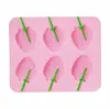 Moldes para cubitos de hielo creativos transfronterizos, lindos moldes para helado para niños, moldes artísticos de silicona para presionar palitos, moldes DIY fáciles de desmoldar