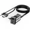 Tomada de carregador USB duplo para carro adequada para Toyota New Carolina reling Ruizhi Tomada de carregador AUX para carro carregador de carro