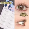 Pequeña Llama Pestañas Inferiores Tallo Transparente Una Pieza Pestañas Postizas Naturales Ojo de Diablo de Cómic Completo Tallo Ultra-Delgado Artificial