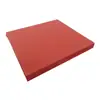 Máquina de estampado por transferencia de calor de lámina de silicona de espuma junta resistente a altas temperaturas accesorios de máquina de transferencia de calor roja marca de logotipo almohadilla resistente a la presión