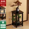 Estante de Flores Estilo Chino para Uso en Casa en la Sala de Estar, Estante de Flores de Múltiples Niveles para Balcón de Pie, Soporte para Macetas de Plantas Verdes, Estante para Flores