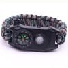Pulseira de Corda de Guarda-chuva Pulseira Multifuncional de Corda de Guarda-chuva Faca Pulseira de Montanhismo Pulseira LED SOS para Exterior Resgate de Tecelagem de Emergência