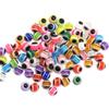 100 Cajas de Perlas Bloqueadoras Ojo de Pez Fábrica Luya 6/8mm Accesorios Luya Color Mixto Herramientas de Pesca de Agua Salada
