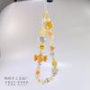 Woo Woo doce de laranja original estilo ins nicho ornamentos para celular corrente doce para celular pingente de câmera ccd corda para celular