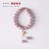 Jade Púrpura de Ensueño Bodhi Wen Juega Dedos de Hada Alrededor del Dedo Círculo Suave Único Pulsera Dulce Placa de Bodhi Pulsera para Jugar