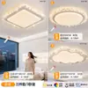Luz Principal para Sala de Estar Modelo Novo 2025 Smart Voice Lustre de Teto Elegante Simples Moderno com Imitação de Cristal para Quarto e Sala de Jantar