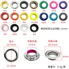 Popular do Fabricante Fornecimento Direto Transfronteiriço À Prova de Ferrugem 10mm-17mm Ilhó Pintado Prego Ferragem Fivela DIY Roupas Bagagem
