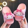 Pantuflas Sanrio personalizadas para niños, pantuflas de interior para niñas, para el hogar, antideslizantes, de Melody, pantuflas para niños