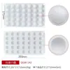 Molde de Vela Concavo de Iogurte de Manga Mousse Lichia Muffin Bolo Silicone DIY Molde de Pudim Molde de Sabonete Artesanal