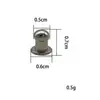 Aleación de zinc cabeza de monje clavo chupón bolsa de equipaje tornillo cabeza redonda clavo herrajes accesorios de metal venta al por mayor clavo hongo