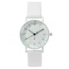 Relógio Feminino Minimalista de Quartzo com Mostrador Digital, Pulseira de Silicone Macio, Relógio de Pulso Casual para Estudantes e Senhoras