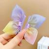 Acessórios de Cabelo Super Fada Laço Infantil Grampo de Cabelo de Princesa Presilha de Bebê de Rede Presilha Superior Não Machuca o Cabelo Presilha Lateral para Meninas Acessório de Cabeça