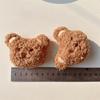 Invierno Nuevo lindo oso de dibujos animados anillo a presión Pulsera de juguete de peluche para niños Suministros decorativos creativos