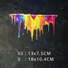 Adesivo de Carro Pintura 3D Adesivo de Carro Pintura Adesivo Fluxo Arco-Íris Dopamina Adesivo Decorativo Personalizado Arranhão J114